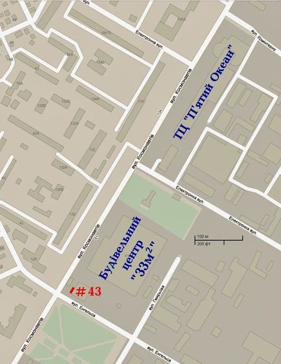 Схема рекламної площини за адресою ул.Космонавтов- ул.Энгельса. Параллельно дороге, , стА, Левый