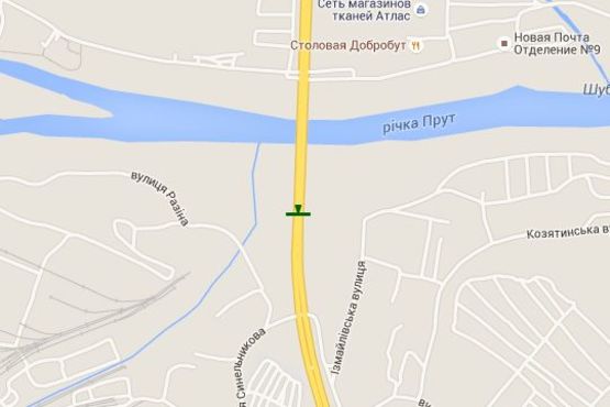 Схема рекламної площини за адресою Калинівська вул., (Ізмайлівська вул.) (від ринку, права) Схема рекламної площини за адресою Калинівська вул., (Ізмайлівська вул.) (від ринку, права)