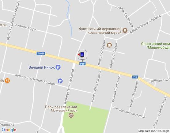 Схема рекламной плоскости по адресу г.Фастов, перекресток ул. Интернациональной и ул. Соборной Схема рекламной плоскости по адресу г.Фастов, перекресток ул. Интернациональной и ул. Соборной