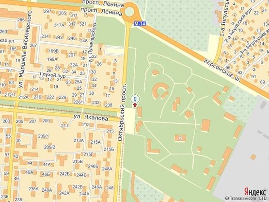 Схема рекламної площини за адресою просп. Богоявленский (район Зоопарка)