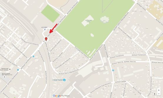 Схема рекламной плоскости по адресу ул. Смелянская / ул. Ленина, слева возле ж/д моста, в сторону от центра Схема рекламной плоскости по адресу ул. Смелянская / ул. Ленина, слева возле ж/д моста, в сторону от центра