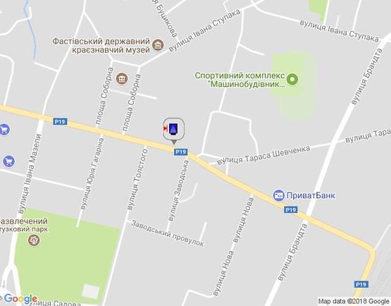 Схема рекламної площини за адресою г.Фастов, перекресток ул.Льва Толстого и Соборной, 18 Схема рекламної площини за адресою г.Фастов, перекресток ул.Льва Толстого и Соборной, 18