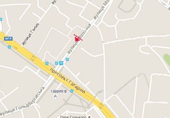 Схема рекламной плоскости по адресу Молочная ул., 38