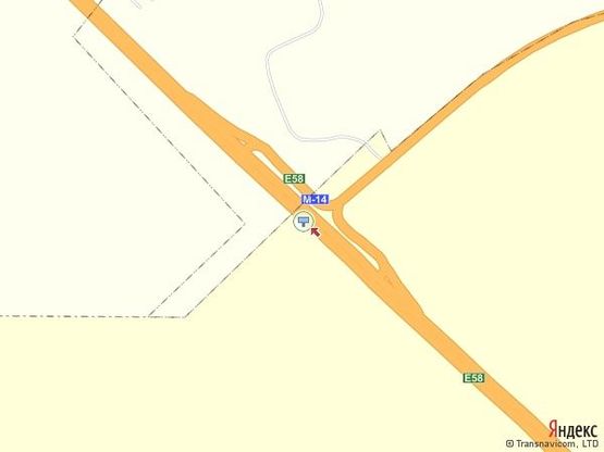 Схема рекламної площини за адресою Киевская трасса Схема рекламної площини за адресою Киевская трасса