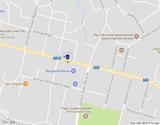 Схема рекламной плоскости по адресу г.Фастов, ул.Соборная, 51 Еко Маркет Схема рекламной плоскости по адресу г.Фастов, ул.Соборная, 51 Еко Маркет