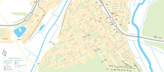 Схема рекламної площини за адресою ул. Соборная, въезд в Ирпень с Ирпенской трассы