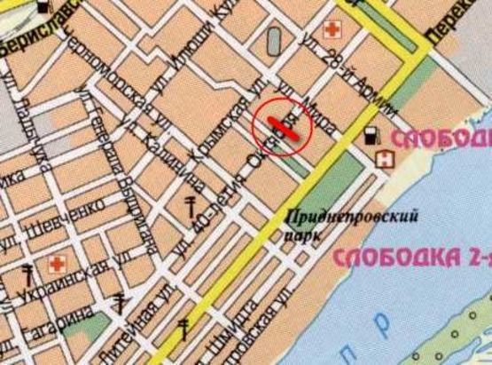 Схема рекламной плоскости по адресу (VIP)ул. 40 лет Октября / ул.Текстильщиков (левая)