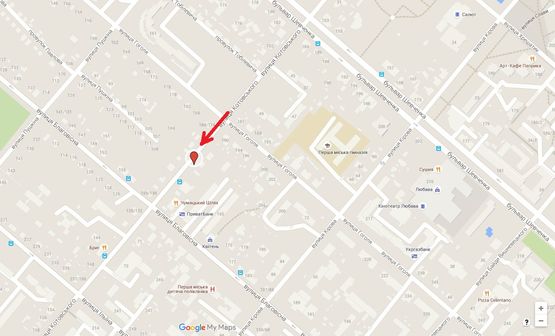 Схема рекламної площини за адресою ул. Котовского,61,(перекресток ул.Гоголя/ул.Благовесная) Схема рекламної площини за адресою ул. Котовского,61,(перекресток ул.Гоголя/ул.Благовесная)