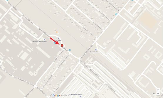 Схема рекламной плоскости по адресу ул.Одесская, 20  (возле маг. "Абсолют") Схема рекламной плоскости по адресу ул.Одесская, 20  (возле маг. "Абсолют")