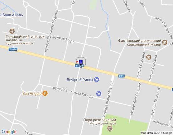 Схема рекламної площини за адресою г.Фастов, ул.Соборная, 51 Еко Маркет Схема рекламної площини за адресою г.Фастов, ул.Соборная, 51 Еко Маркет