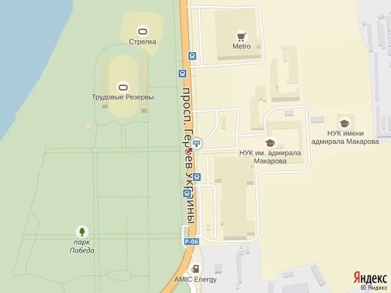 Схема рекламной плоскости по адресу ПГУ - ост. НКИ