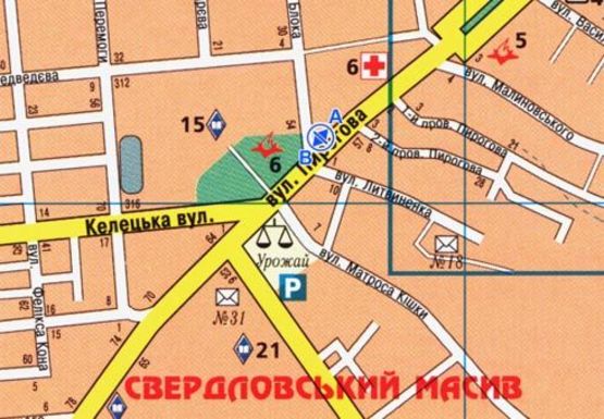 Схема рекламной плоскости по адресу Пирогова ул., 52 [№26]