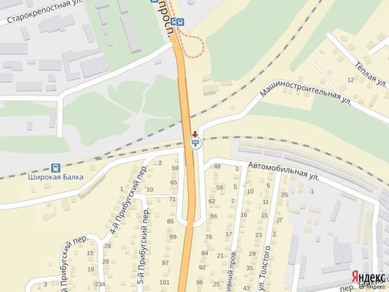 Схема рекламної площини за адресою просп. Богоявлениский - Широкобальский мост Схема рекламної площини за адресою просп. Богоявлениский - Широкобальский мост