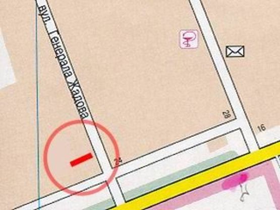 Схема рекламної площини за адресою ул.Жадова Схема рекламної площини за адресою ул.Жадова