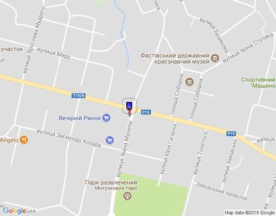 Схема рекламної площини за адресою г.Фастов, перекресток ул Соборная и Интернациональная Схема рекламної площини за адресою г.Фастов, перекресток ул Соборная и Интернациональная