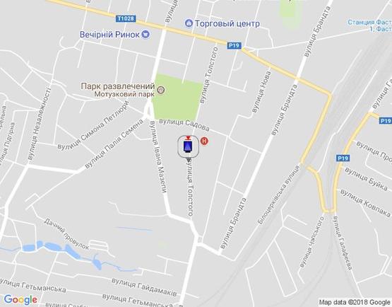 Схема рекламной плоскости по адресу г.Фастов, ул.Льва Толстого, 28, ЦРЛ Схема рекламной плоскости по адресу г.Фастов, ул.Льва Толстого, 28, ЦРЛ