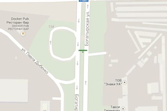 Схема рекламной плоскости по адресу Богатирська вул., 25 - Шовкопляс Родини вул. (в напр. Вишгорода) Схема рекламной плоскости по адресу Богатирська вул., 25 - Шовкопляс Родини вул. (в напр. Вишгорода)