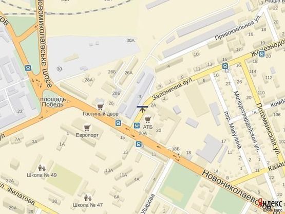 Схема рекламной плоскости по адресу Ул. Железнодорожная Схема рекламной плоскости по адресу Ул. Железнодорожная