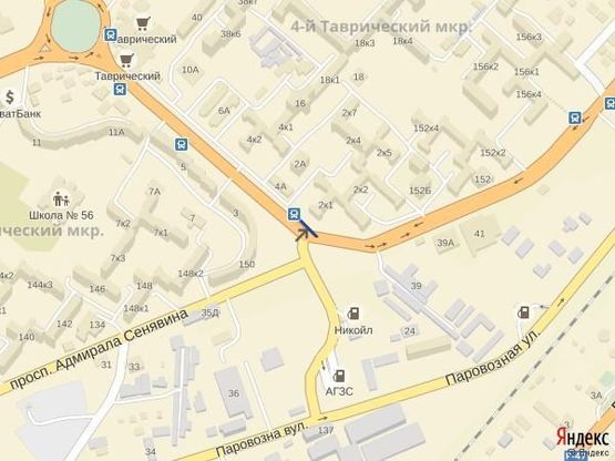 Схема рекламної площини за адресою Ул. Сенявина/49 Гв. Дивизии