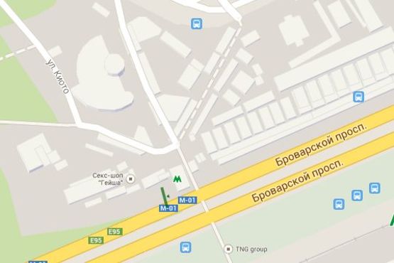 Схема рекламної площини за адресою Броварський просп., : вихід від ст. метро "Лісова"; №1 Схема рекламної площини за адресою Броварський просп., : вихід від ст. метро "Лісова"; №1