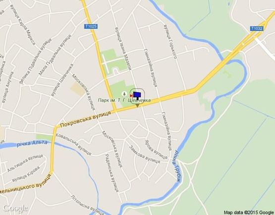 Схема рекламной плоскости по адресу просп. Червоноармійців та вул. Івана Мазепи