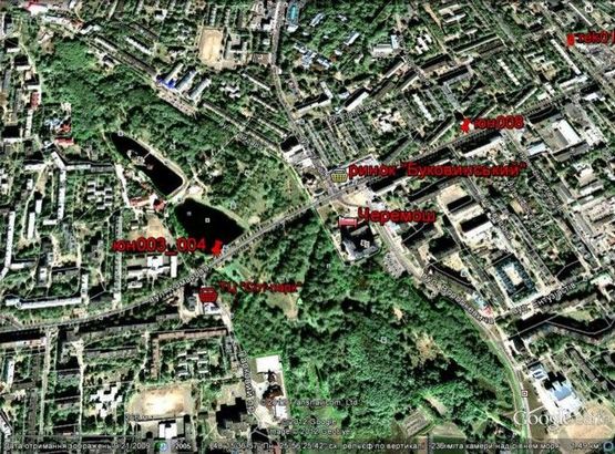 Схема рекламной плоскости по адресу вул. Комарова, 28 Схема рекламной плоскости по адресу вул. Комарова, 28