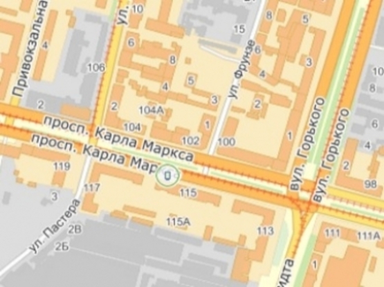 Схема рекламной плоскости по адресу пр. Дмитрия Яворницкого Схема рекламной плоскости по адресу пр. Дмитрия Яворницкого