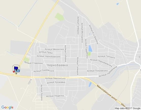 Схема рекламної площини за адресою Пос.Чернобаевка (поворот на Крымскую трассу) Схема рекламної площини за адресою Пос.Чернобаевка (поворот на Крымскую трассу)