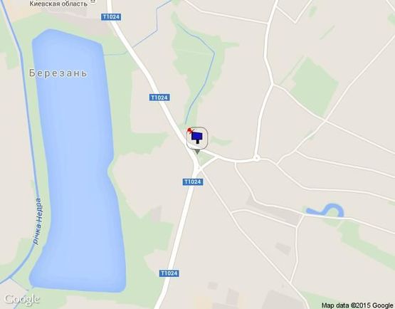 Схема рекламной плоскости по адресу вул. Леніна (м.п.з. ТАНК)