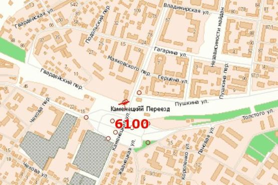 Схема рекламної площини за адресою Григорія Сковороди вул. - Кам`янецька вул. Схема рекламної площини за адресою Григорія Сковороди вул. - Кам`янецька вул.