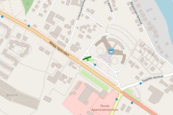 Схема рекламной плоскости по адресу Вінницьке шосе, 23 (Автовокзал) Схема рекламной плоскости по адресу Вінницьке шосе, 23 (Автовокзал)