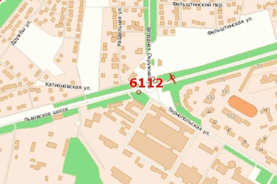 Схема рекламної площини за адресою Львівське шосе, 55/2 - Західна Окружна вул. - Тернопільська вул. (от кольца) Схема рекламної площини за адресою Львівське шосе, 55/2 - Західна Окружна вул. - Тернопільська вул. (от кольца)