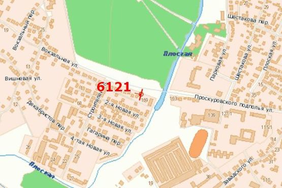 Схема рекламной плоскости по адресу Проскурівського підпілля вул., 167 Схема рекламной плоскости по адресу Проскурівського підпілля вул., 167