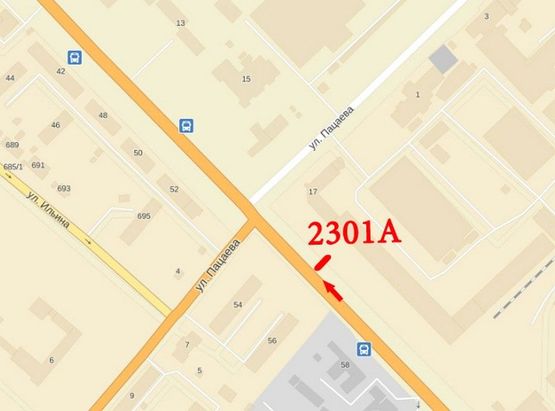 Схема рекламной плоскости по адресу ул.Чигиринская, салон мебели Автосалон АИС Схема рекламной плоскости по адресу ул.Чигиринская, салон мебели Автосалон АИС