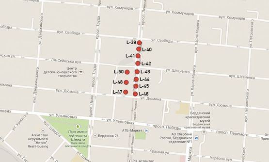 Схема рекламной плоскости по адресу Азовський пр. (біля м-ну М. Воронін) Схема рекламной плоскости по адресу Азовський пр. (біля м-ну М. Воронін)