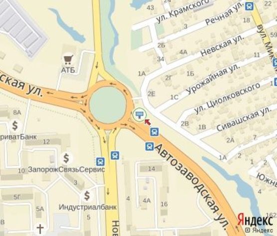 Схема рекламной плоскости по адресу Автозаводская ул.-Новокузнецкая ул. (перед кольцом транспортной развязки) Схема рекламной плоскости по адресу Автозаводская ул.-Новокузнецкая ул. (перед кольцом транспортной развязки)