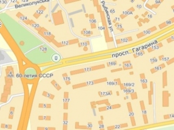 Схема рекламной плоскости по адресу Гагарина пр. Схема рекламной плоскости по адресу Гагарина пр.