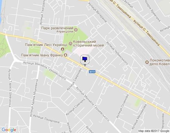 Схема рекламной плоскости по адресу вул.Незалежності (центральна пошта)- вул.Смірнова Схема рекламной плоскости по адресу вул.Незалежності (центральна пошта)- вул.Смірнова