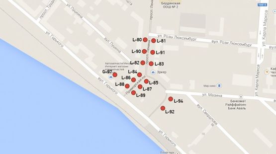 Схема рекламной плоскости по адресу Азовський пр. (біля м-ну Компьютерний Всесвіт) Схема рекламной плоскости по адресу Азовський пр. (біля м-ну Компьютерний Всесвіт)