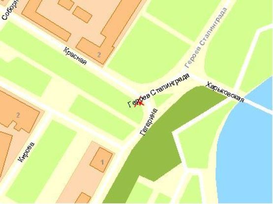 Схема рекламной плоскости по адресу Красная площадь-парк