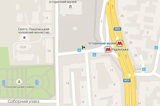 Схема рекламной плоскости по адресу Конституції пл. - Спартаківський пров., (зупинка) №2 (С)