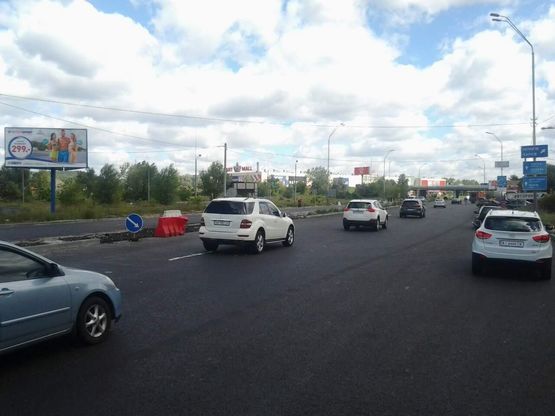 Схема рекламной плоскости по адресу въезд в Киев с Н-01