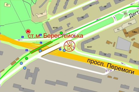 Схема рекламной плоскости по адресу Дегтяревская, 55,(М) "Берестейская" Схема рекламной плоскости по адресу Дегтяревская, 55,(М) "Берестейская"