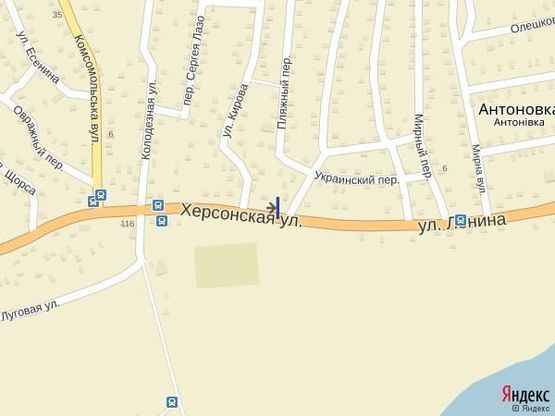 Схема рекламної площини за адресою Киндийское шоссе - ул. Ватутина Схема рекламної площини за адресою Киндийское шоссе - ул. Ватутина