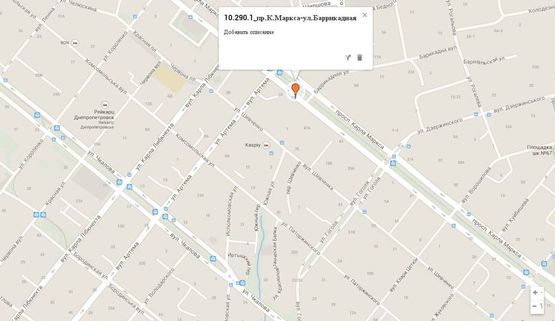 Схема рекламной плоскости по адресу пр.К.Маркса / ул. Баррикадная Схема рекламной плоскости по адресу пр.К.Маркса / ул. Баррикадная