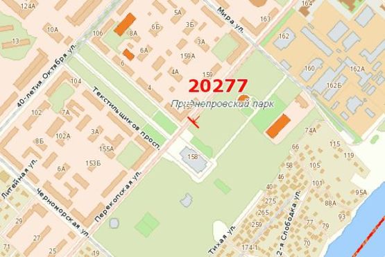 Схема рекламної площини за адресою Перекопська вул., 157 - Текстильників просп. - Шевченко пл. Схема рекламної площини за адресою Перекопська вул., 157 - Текстильників просп. - Шевченко пл.