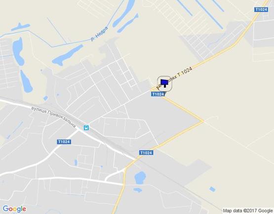 Схема рекламной плоскости по адресу вул. Войкова (напрямок Згуровка)