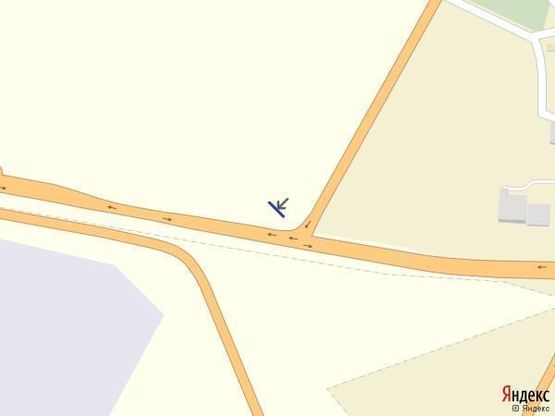 Схема рекламной плоскости по адресу Николаевское шоссе ( р-н поворота с объездной)