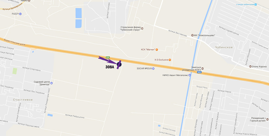Схема рекламной плоскости по адресу Бориспольское шоссе, 27,2 км,  опора №182, направление а/п Борисполь Схема рекламной плоскости по адресу Бориспольское шоссе, 27,2 км,  опора №182, направление а/п Борисполь