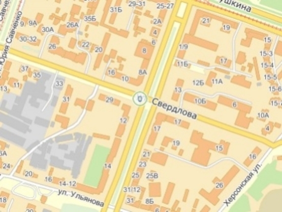 Схема рекламной плоскости по адресу пр. Александра Поля Схема рекламной плоскости по адресу пр. Александра Поля